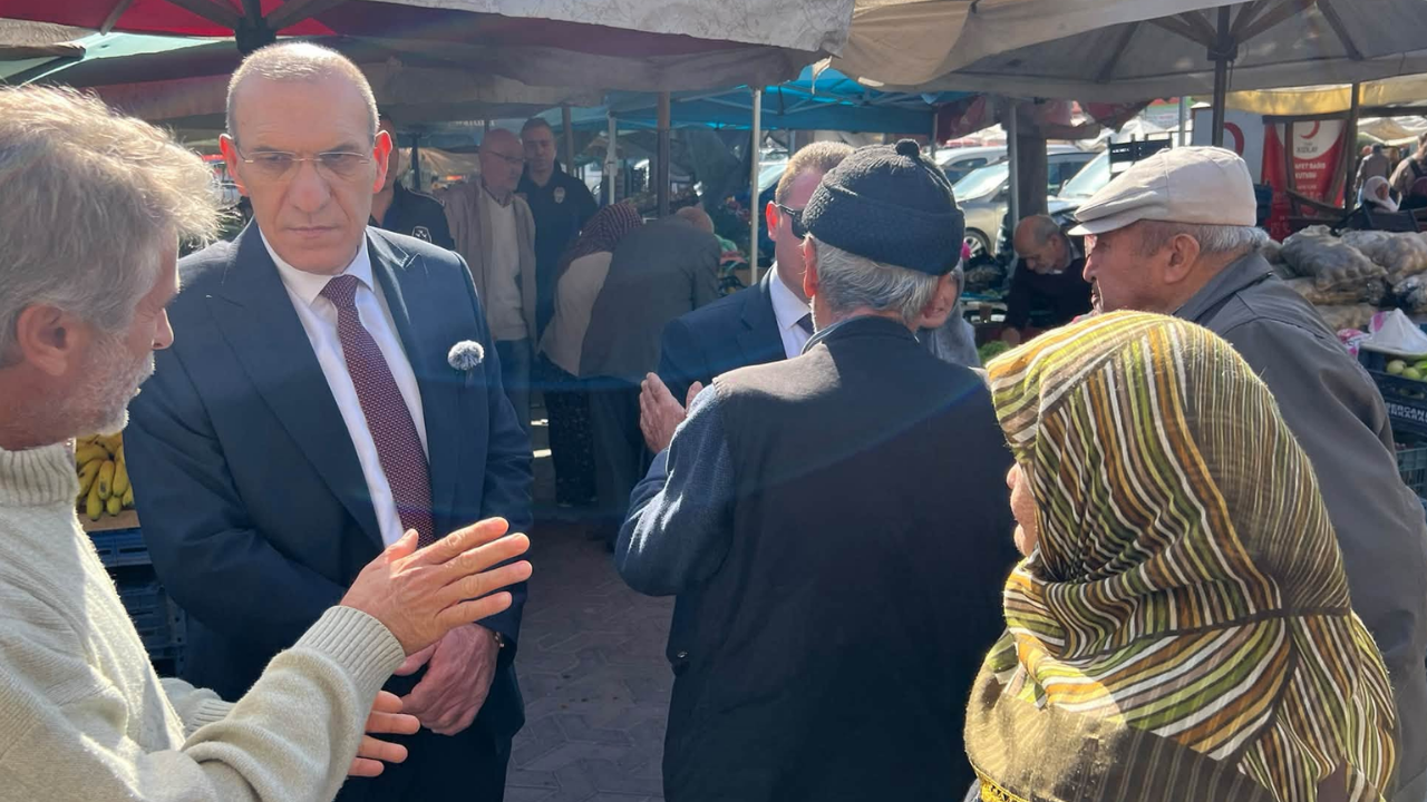 Ayaş’ta Başkan Demircioğlu’ndan pazar ziyareti