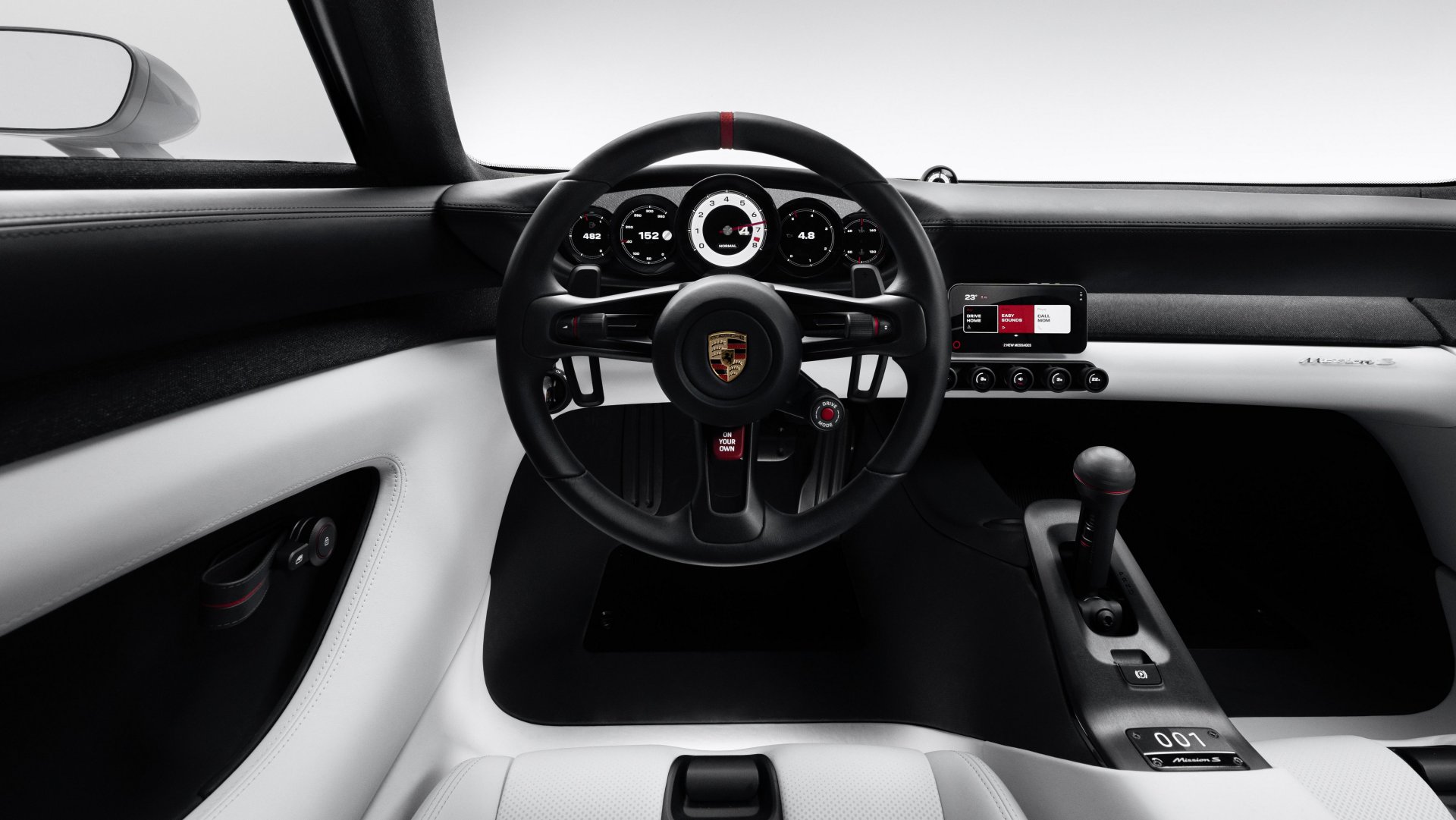 Yeni Porsche Mission S manuel vites seçeneği sunabilir