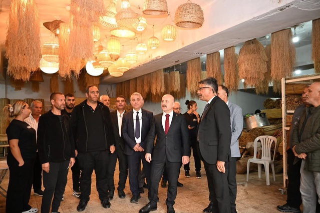Aydın Valisi Varol, Ilıcabaşı'da sepet üreticilerinin taleplerini dinledi
