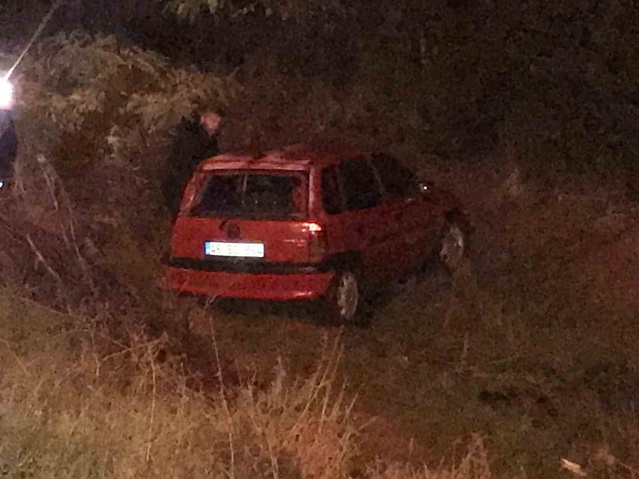 Konya Ereğli'de tırın temasıyla şarampole düşen otomobilin sürücüsü yaralandı
