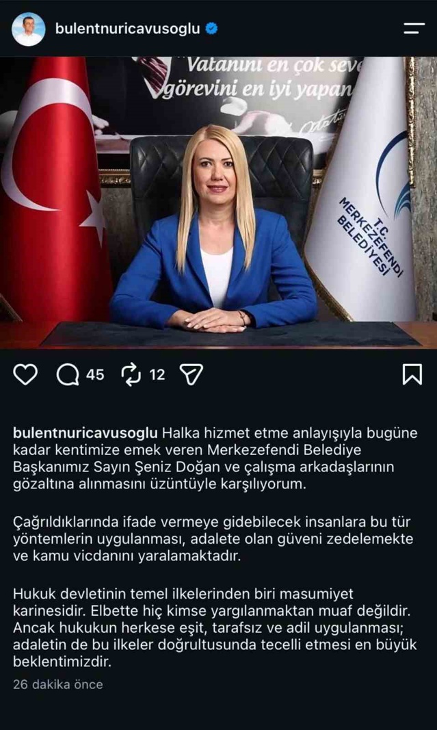 Çavuşoğlu, Şeniz Doğan ve çalışanların gözaltına alınmasını üzüntüyle karşıladı