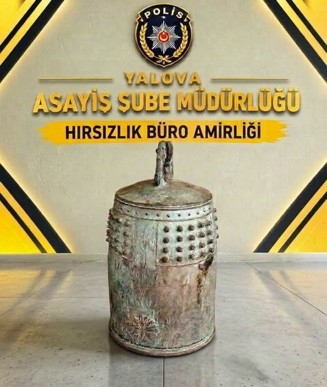 Yalova'nın Japonya ile dostluk simgesi Barış Çanı, çalındığı parktan çıkıp hurdacıda ortaya çıktı
