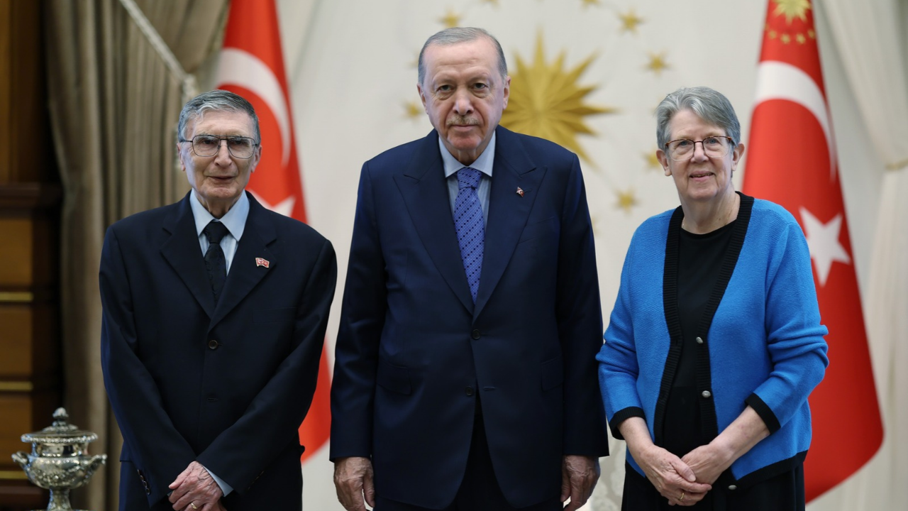 Cumhurbaşkanı Erdoğan, Aziz Sancar’ı kabul etti