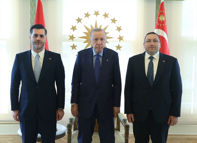 Cumhurbaşkanı Erdoğan, Üsküdar Belediye Başkan Vekili Gültekin'i kabul etti