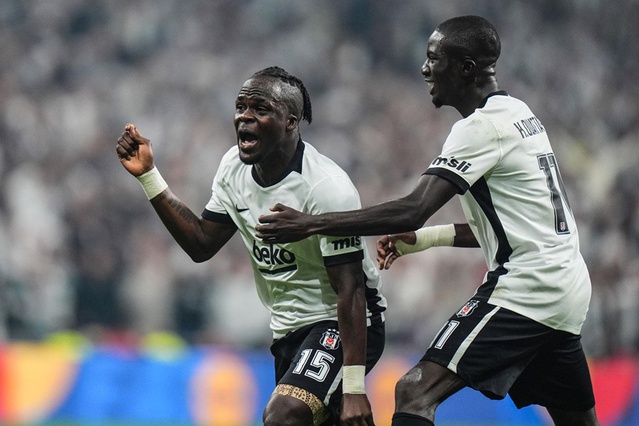 Beşiktaş'ta Junior Olaitan, Crystal Palace'a attığı golle Avrupa'daki katkısını 6'ya çıkardı