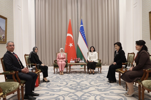 Bakan Göktaş, Özbekistanlı mevkidaşı Kattaxonova ile kadın çalışmalarını ele aldı