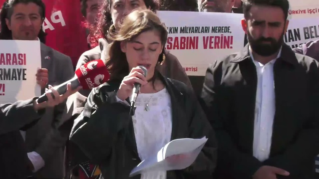 TİP'ten TMSF önünde açıklama: "AKP gitmeden bu ülke temizlenemez, bu soygunun hesabını mutlaka soracağız"