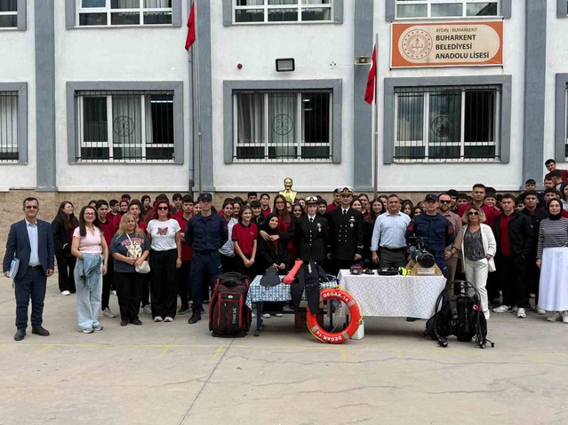 Sahil Güvenlik Ege Deniz Bölge Komutanlığı Aydın ve İzmir'de öğrencilerle buluştu