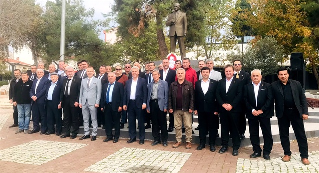 Gelibolu'da 19 Ekim Muhtarlar Günü kutlandı, muhtarlar Kaymakam Koç'u ziyaret etti