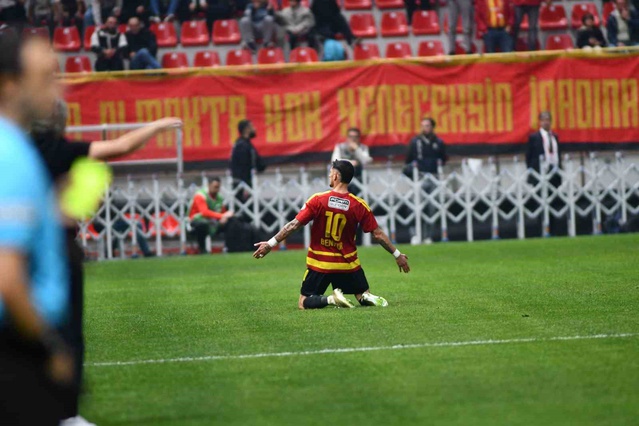 Benhur Keser, Manisa FK maçında bu sezonki 3. golüyle Kayserispor'u 1-0 öne geçirdi
