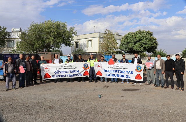 Kilis'te jandarma, 40 traktör ve tarım aletleri sürücüsüne eğitim verdi