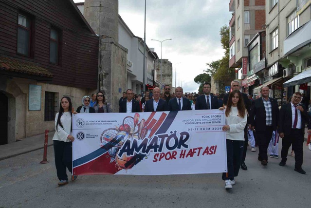 Sinop'ta Amatör Spor Haftası, Gençlik ve Spor İl Müdürlüğü'nün töreniyle başladı
