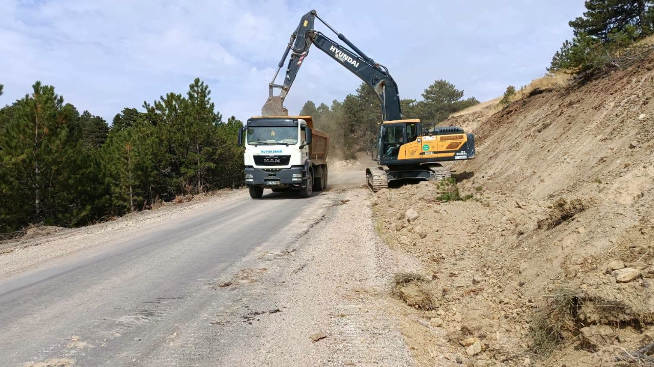 ABB’den Beypazarı’nda kırsal yollar için bakım çalışması