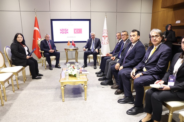 Memişoğlu, Kuzey Makedonya Sağlık Bakanı Klekovski ile mutabakat zaptı imzaladı