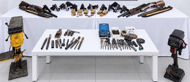 Ordu Ulubey'de 10 tabancanın ele geçirildiği operasyonda 2 şüpheli gözaltına alındı