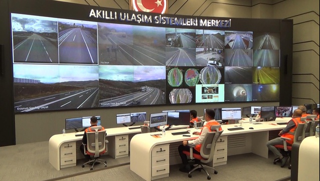 Erzurum'da açılan 375 milyon liralık akıllı merkez 4, ardından 13 tüneli yönetecek