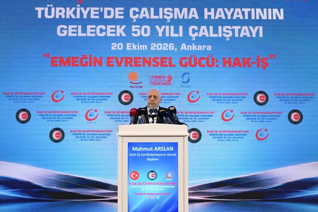 HAK-İŞ Genel Başkanı Arslan, çalışanların üzerindeki ağır vergi yüküne itiraz etti