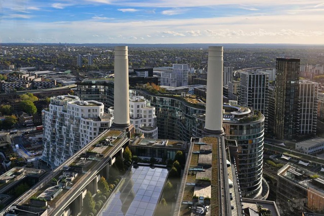 Battersea Elektrik Santrali restorasyon sonrası 2022'de karma komplekse dönüştü