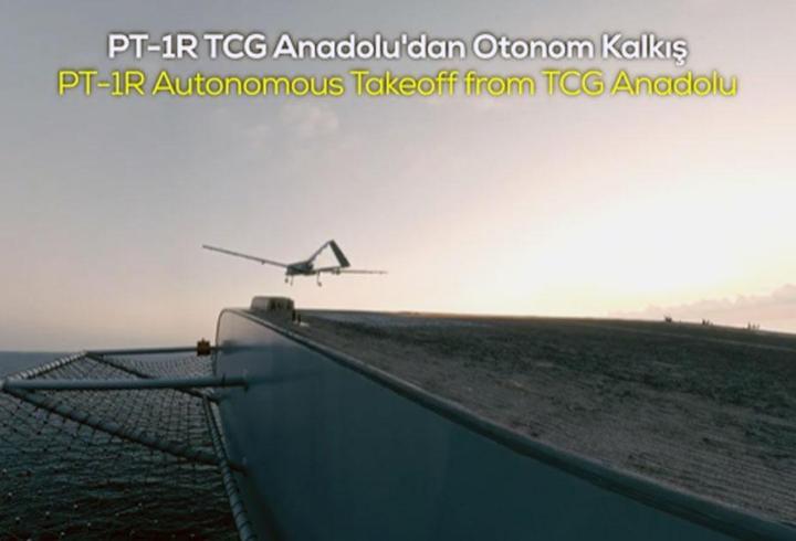 Bayraktar TB3'ten yeni başarı! TCG Anadolu'dan havalandı, hedefini tamamladı