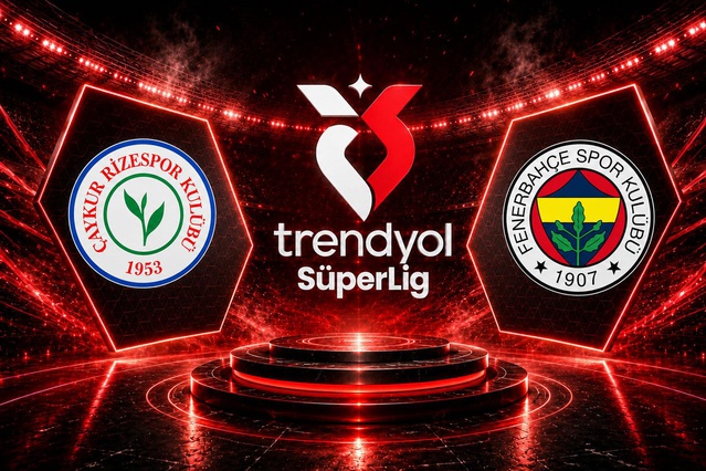 Çaykur Rizespor-Fenerbahçe maçının ilk 11'leri belli oldu