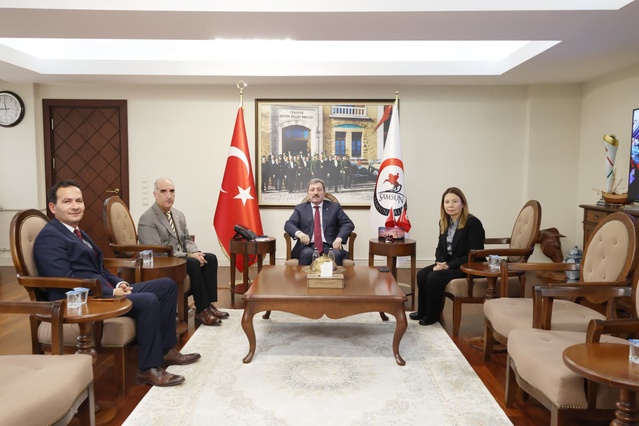 OMÜ Rektörü Aydın, Samsun Valisi Tavlı ile iş birliği projelerini görüştü