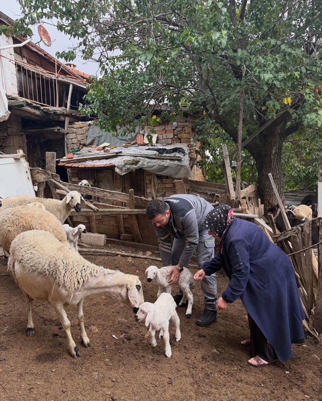 Yozgat'ta Kale ve Recepli köylerindeki üreticilere büyükbaş ve küçükbaş desteği verildi