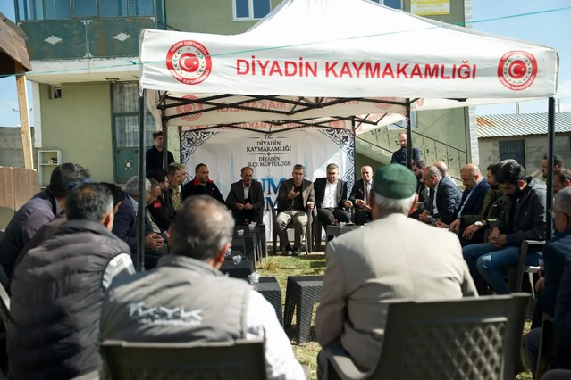 Diyadin Kaymakamı Korkusuz, Cuma Buluşmaları'nda vatandaşların taleplerini dinledi