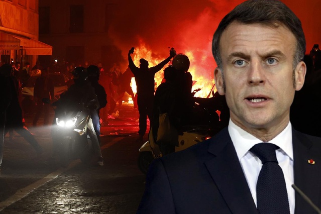 Macron: Yağmacılar bedelini ödeyecek