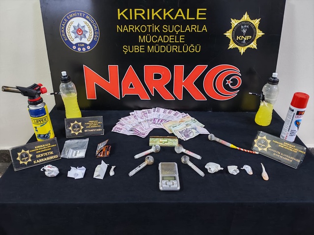 16,98 gram uyuşturucu ele geçirilen Kırıkkale'deki operasyonda 1 zanlı tutuklandı
