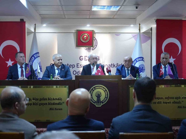 CHP Genel Başkanı Kılıçdaroğlu, Gaziantep'te esnaf bakanlığı kurulmasını istedi