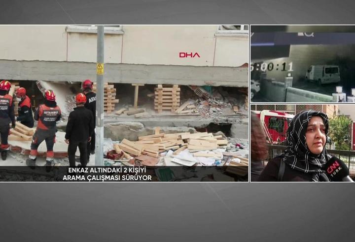Yan binadakiler o anları anlattı: "Bomba gibi bir gürültüyle uyandık"