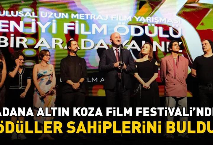 33'üncü Uluslararası Adana Altın Koza Film Festivali’nde ödüller sahiplerini buldu! İşte kazananlar...