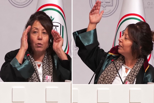 İstanbul Barosu seçimlerinde ilginç anlar: Başkan adayı kürsüye çıkıp türkü söyledi