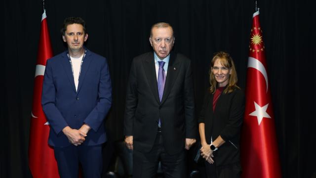 Cumhurbaşkanı Erdoğan, SpaceX yöneticilerini kabul etti