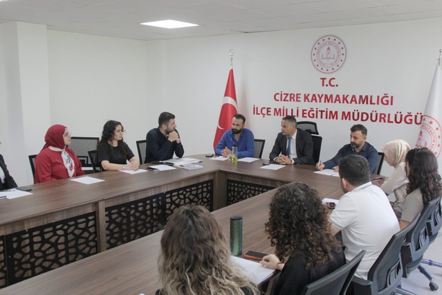 Cizre'de eğitim kurumları için psikososyal koruma toplantısı yapıldı