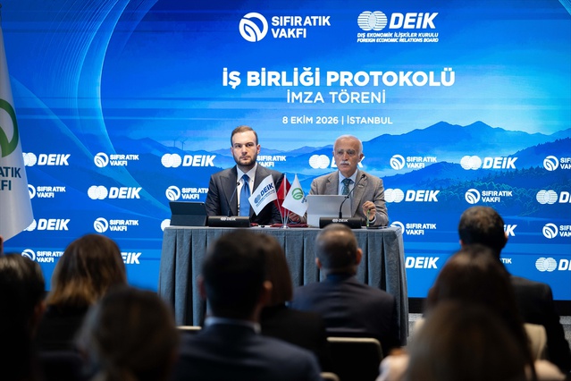Sıfır Atık Vakfı ile DEİK arasında işbirliği protokolü imzalandı