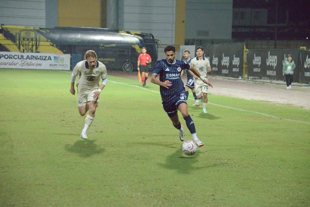 Enes Şahin'in iki golüyle öne geçen Fethiyespor, Ankaragücü'yle 2-2 berabere kaldı