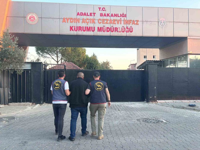 Uyuşturucudan 17 yıl 6 ay 19 gün ceza alan hükümlü Aydın Efeler'de yakalandı