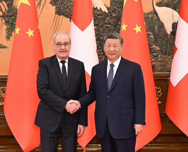 Xi ve Parmelin Çin-Avrupa ticaretinde güven ve öngörülebilirlik çağrısı yaptı