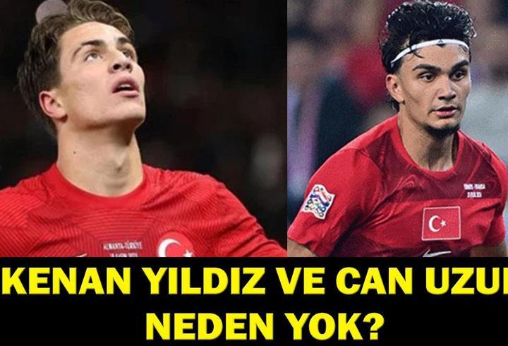 KENAN YILDIZ VE CAN UZUN NEDEN YOK? Belçika Türkiye Maçında Kenan Yıldız ve Can Uzun Neden Oynamıyor? Sakatlandı Mı, Ne Zaman Dönecek?