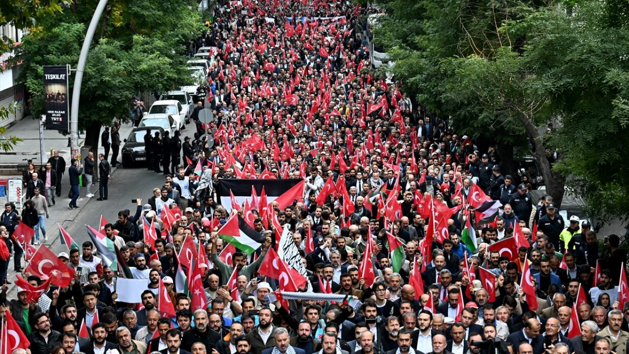 Ankara’da “Gazze İçin Özgür Filistin Yürüyüşü” düzenlenecek