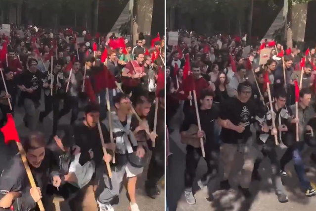 Komşuda kızıl bayraklar yükseldi! Binlerce kişi soluğu sokaklarda aldı