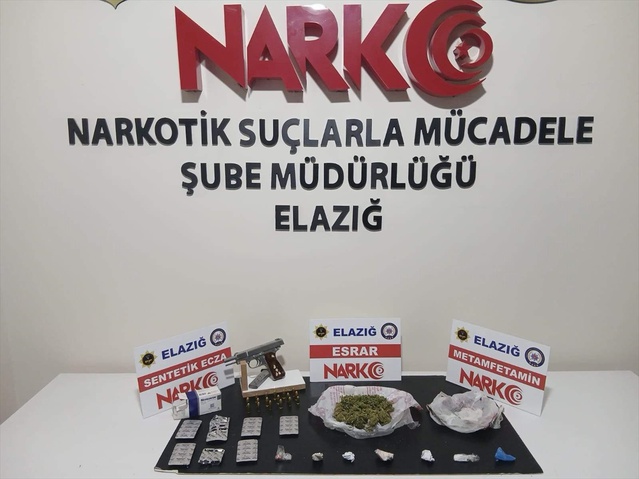 Elazığ'da 20 günlük uyuşturucu operasyonlarında 136 şüpheli yakalandı, 8'i tutuklandı