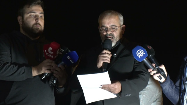Ankara'da düzenlenen Gazze yürüyüşünde Mustafa Karataş boykot çağrısı yaptı
