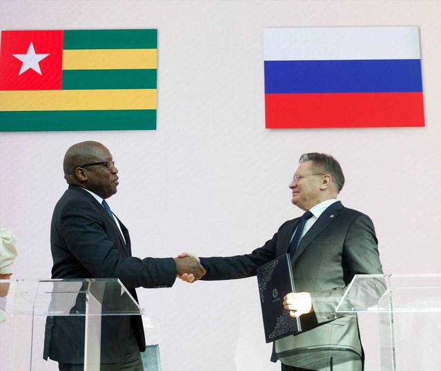 Togo, Rosatom ile barışçıl nükleer enerji için Moskova'da mutabakat imzaladı