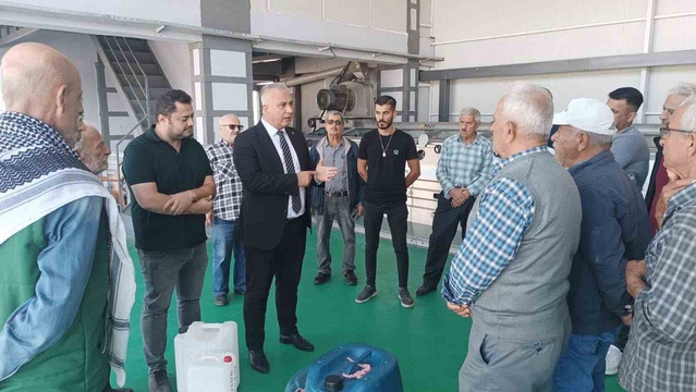 Hatay İl Tarım ve Orman Müdürü Türkmen, zeytinyağı sıkım işletmesini inceledi