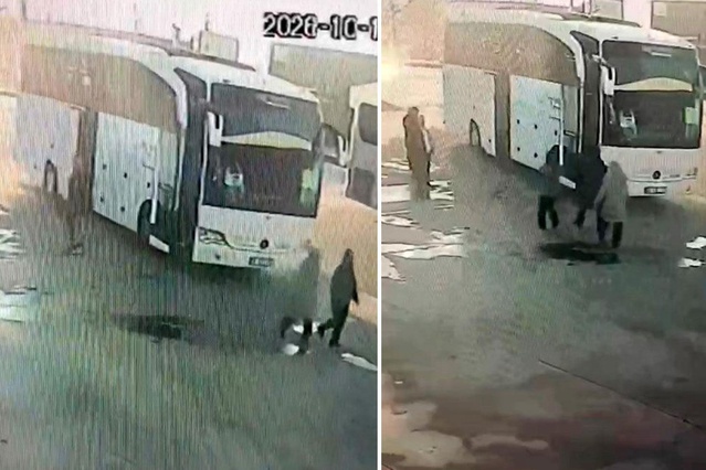 11 kişinin can verdiği kazanın öncesine ait görüntülere ulaşıldı: Ölüme götürülmeden önce 7 dakika mola vermişler