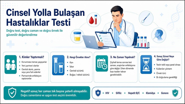 Cinsel Yolla Bulaşan Hastalıklar’da Şikâyetiniz Yoksa Test Gerekir mi?