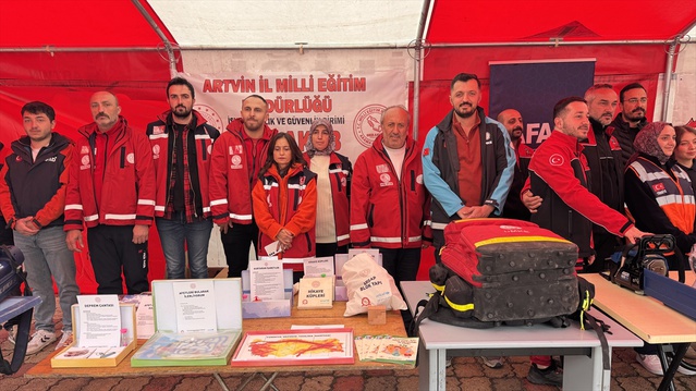 Artvin'de AFAD'ın afet farkındalık etkinlikleri 9 Ekim'de tatbikatla sürecek