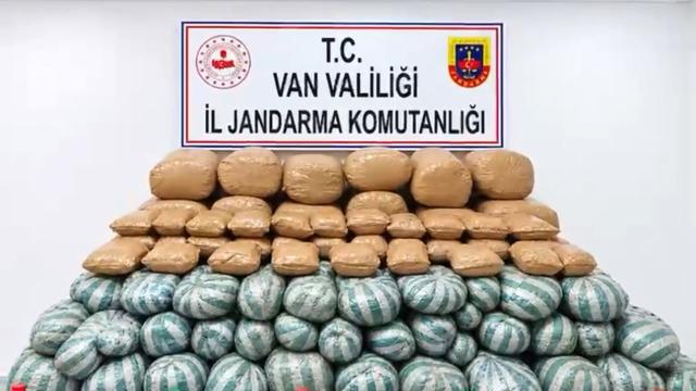 Van'da 517 kilogram uyuşturucu ele geçirildi